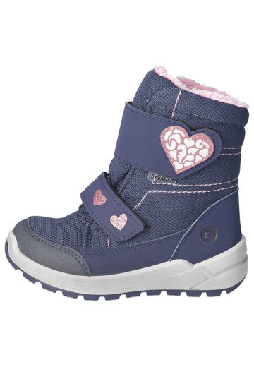 Ricosta Stiefelette Lederimitat/Textil Ozean Warmfutter - surf4shoes