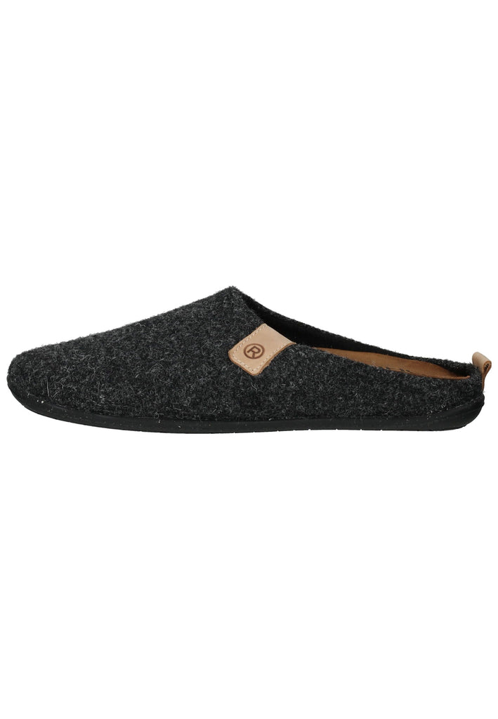 Rohde Hausschuhe Textil Antrazit - surf4shoes