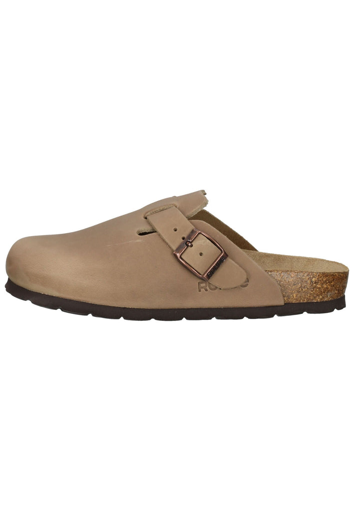 Rohde Hausschuhe Leder Natur - surf4shoes