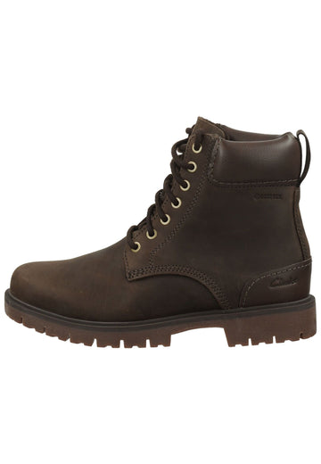 Clarks Stiefelette Leder Brown - surf4shoes