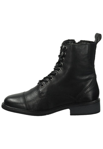 Clarks Stiefelette Leder/Textil Black Warmfutter - surf4shoes