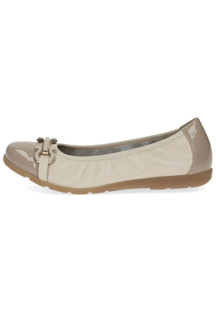 Caprice Ballerinas Leder Cream - surf4shoes
