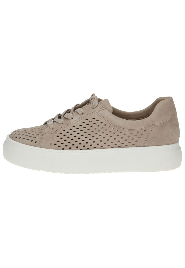 Caprice Sneaker Veloursleder Sand - surf4shoes