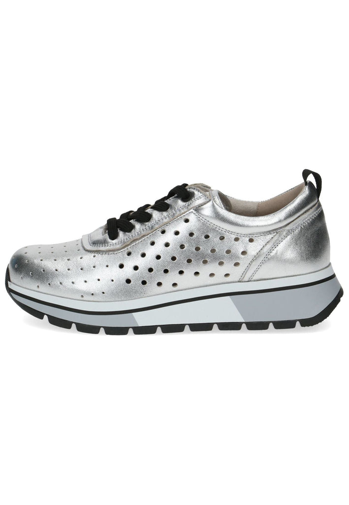 Caprice Sneaker Leder Silber - surf4shoes