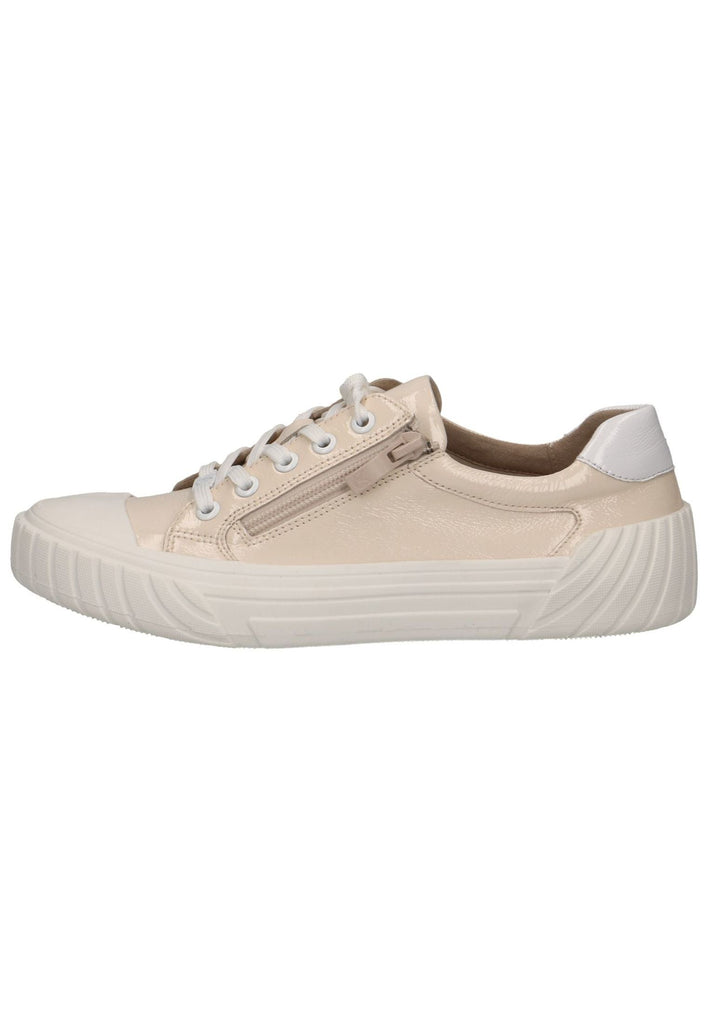 Caprice Halbschuhe Leder Beige - surf4shoes