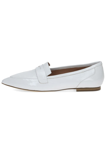 Caprice Slipper Leder Weiß - surf4shoes