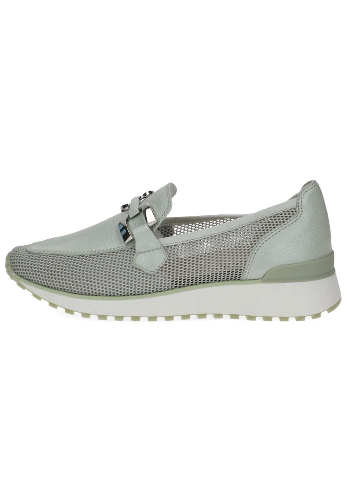 Caprice Slipper Leder/Textil Mint - surf4shoes