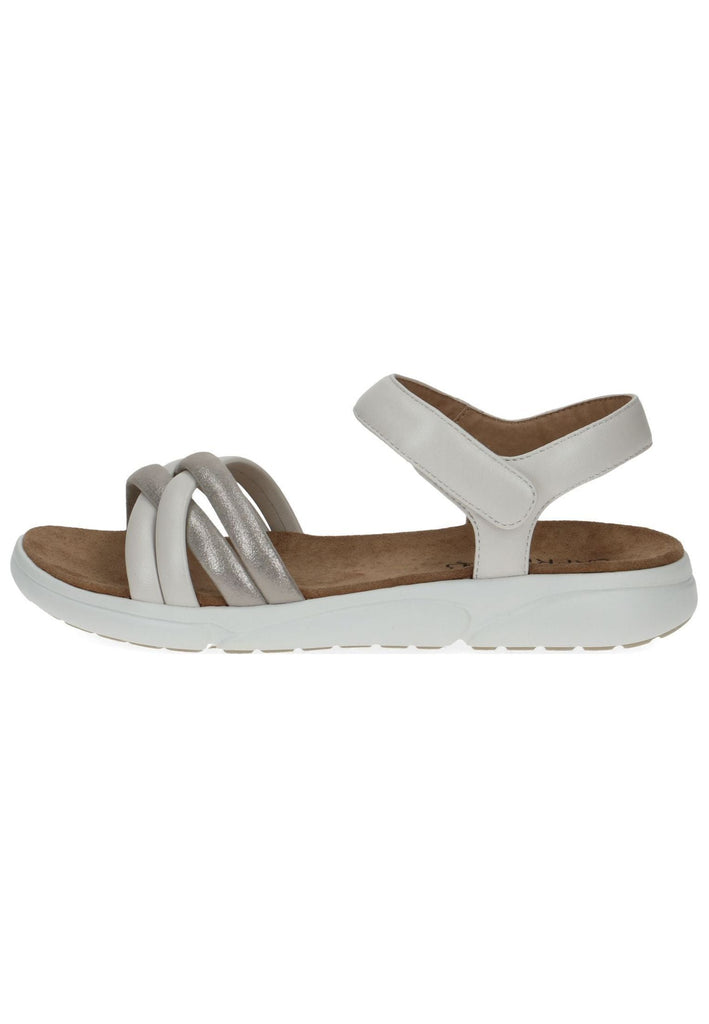 Caprice Sandalen Leder Weiß - surf4shoes