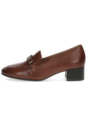 Caprice Pumps Leder Cognac - surf4shoes