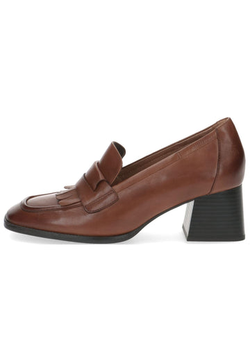 Caprice Pumps Leder Cognac - surf4shoes
