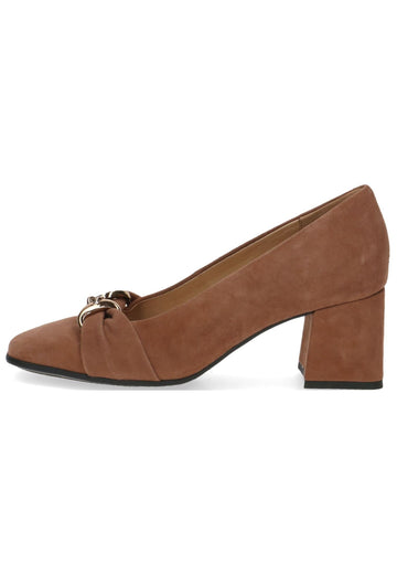 Caprice Pumps Veloursleder Muscat - surf4shoes