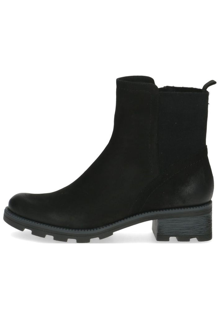 Caprice Stiefelette Leder Schwarz - surf4shoes