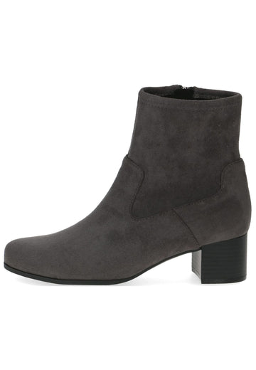 Caprice Stiefelette Textil Dunkelgrau - surf4shoes