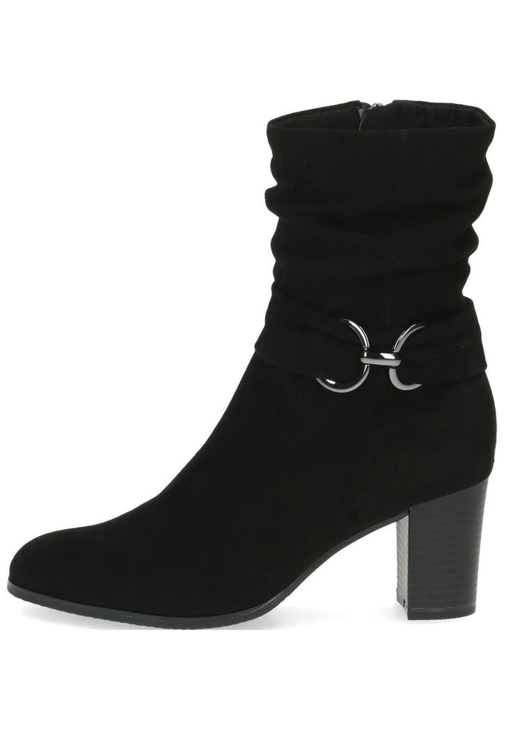 Caprice Stiefelette Leder Schwarz Warmfutter - surf4shoes