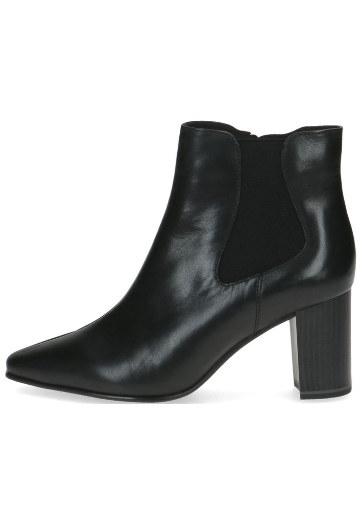 Caprice Stiefelette Leder Schwarz - surf4shoes