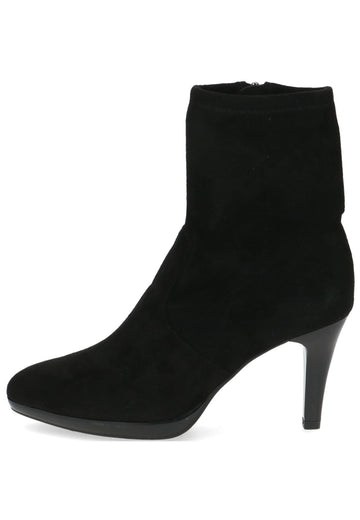 Caprice Stiefelette Textil Schwarz - surf4shoes