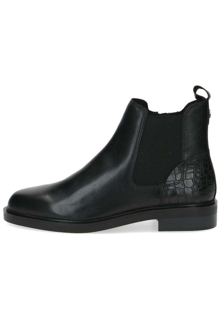 Caprice Stiefelette Leder Schwarz - surf4shoes