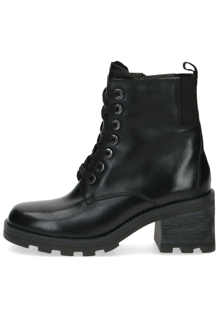 Caprice Stiefelette Leder Schwarz Warmfutter - surf4shoes