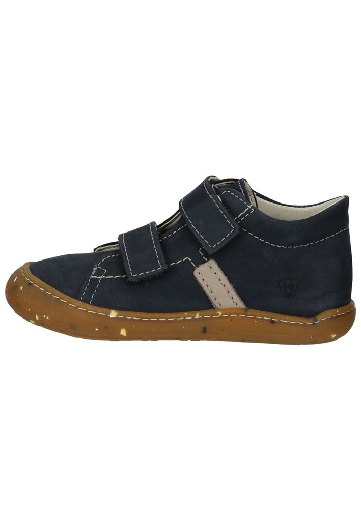 Pepino Halbschuhe Leder Blau/Beige - surf4shoes