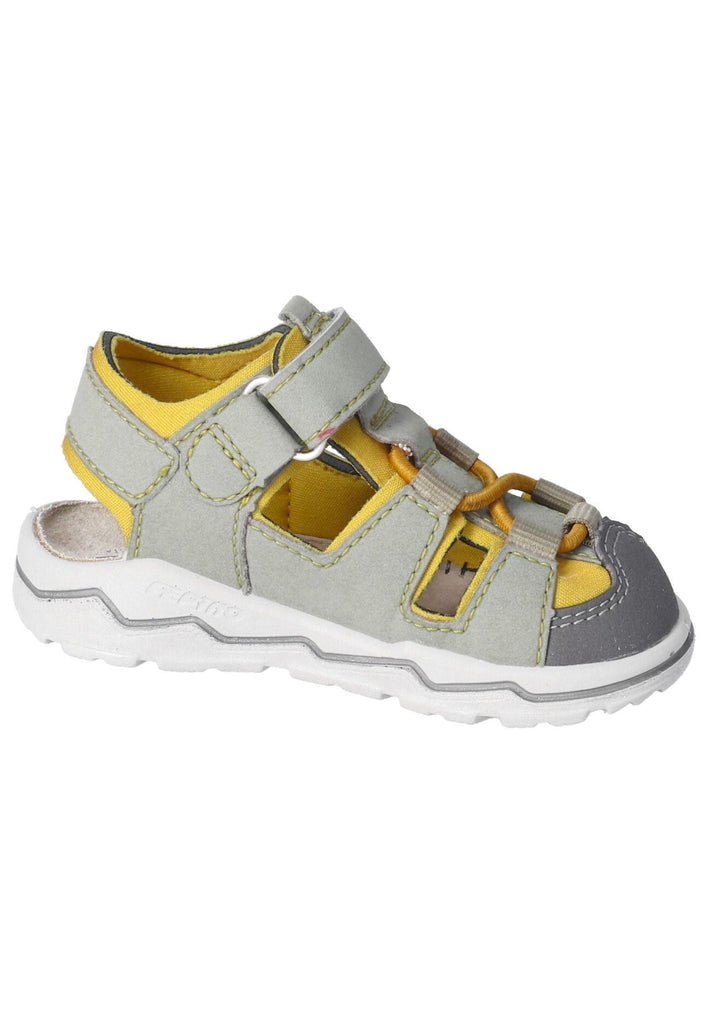 Pepino Sandalen Lederimitat/Textil Grün/Gelb - surf4shoes