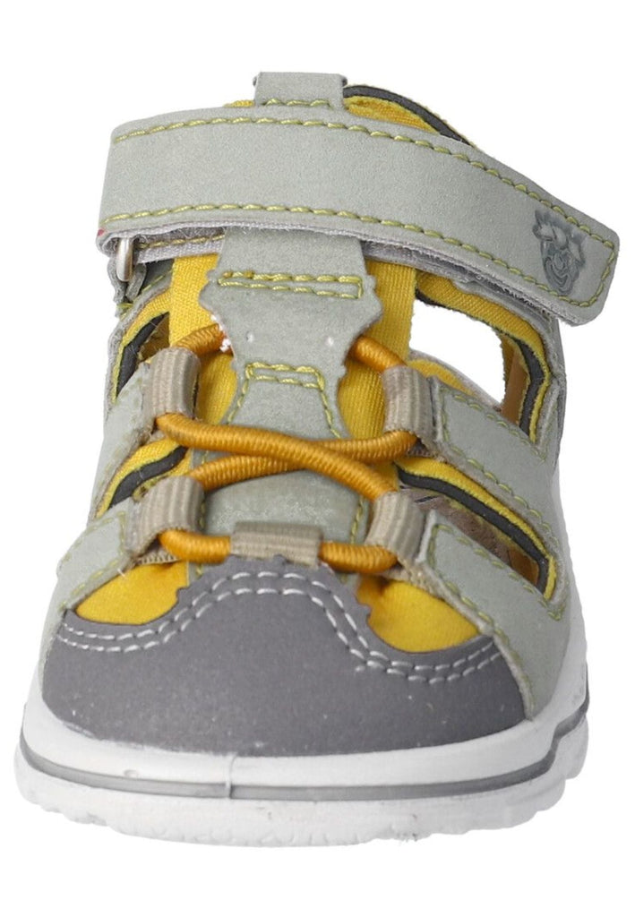 Pepino Sandalen Lederimitat/Textil Grün/Gelb - surf4shoes