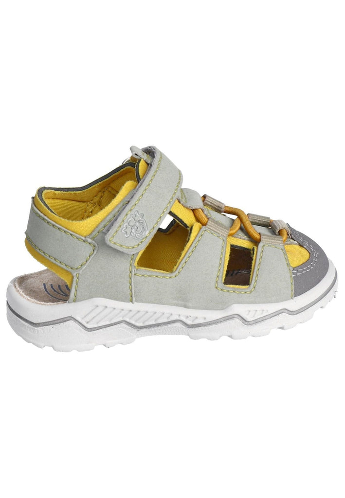 Pepino Sandalen Lederimitat/Textil Grün/Gelb - surf4shoes