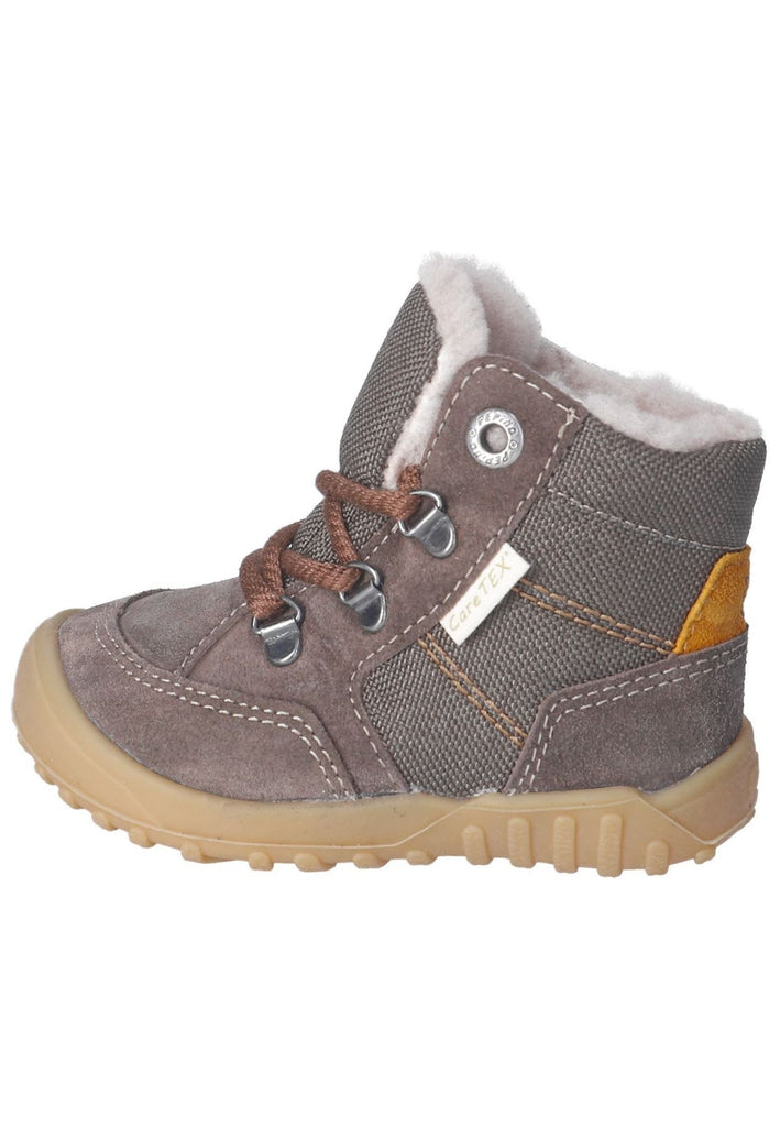 Pepino Stiefelette Leder/Textil Schoko Warmfutter - surf4shoes