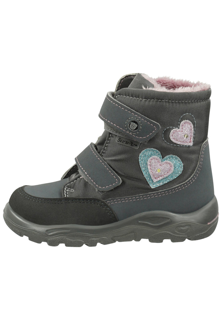 Pepino Stiefelette Lederimitat Graphit Warmfutter - surf4shoes