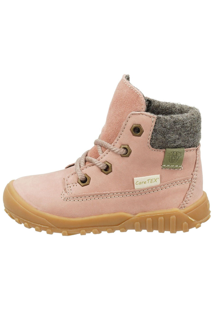 Pepino Stiefelette Leder/Textil Hellrosa - surf4shoes