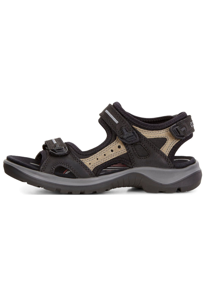 ecco Sandalen Leder Schwarz - surf4shoes