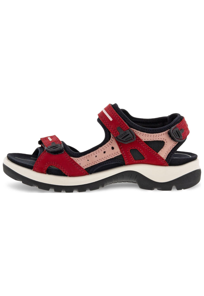 ecco Sandalen Leder Rot - surf4shoes