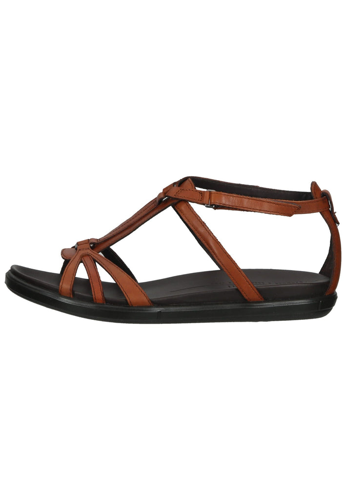 ecco Sandalen Leder Cognac - surf4shoes