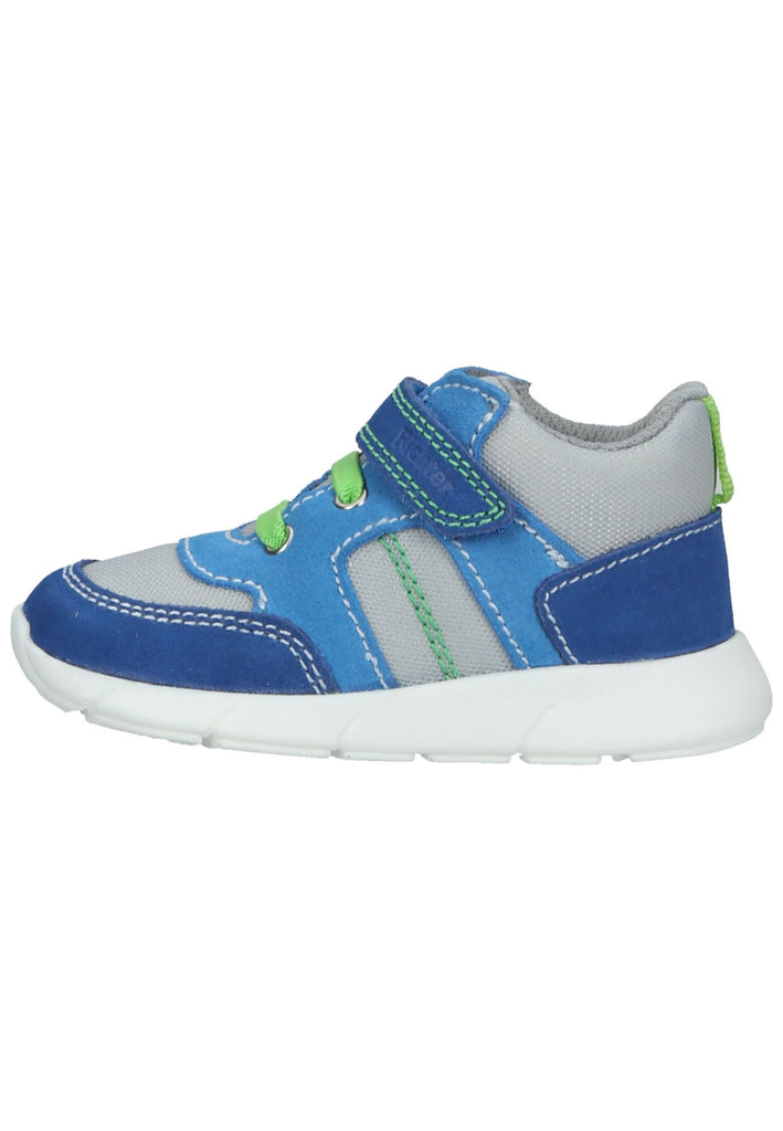 Richter Sneaker Veloursleder/Textil Blau/Grün - surf4shoes