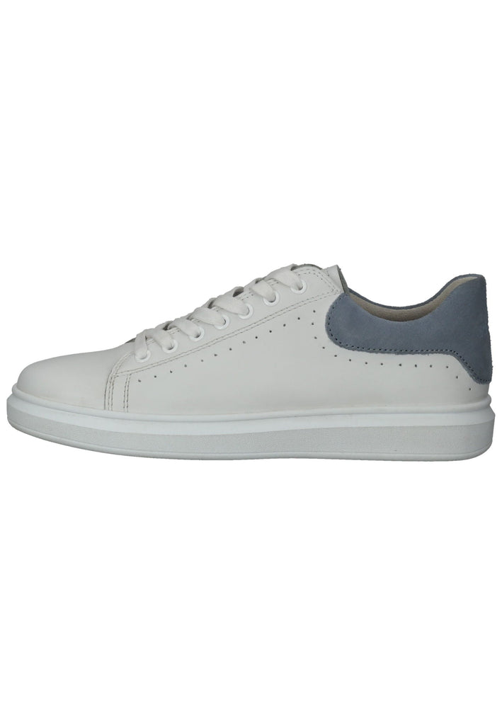 Richter Sneaker Glattleder Weiß/Blau - surf4shoes