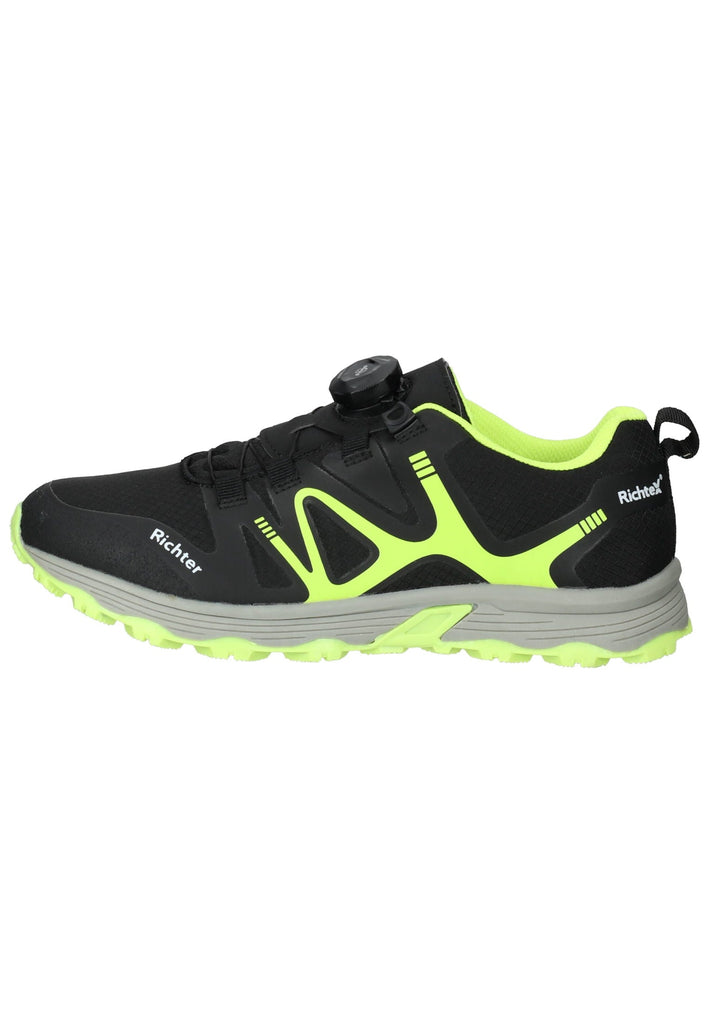 Richter Sneaker Textil Schwarz/Grün - surf4shoes