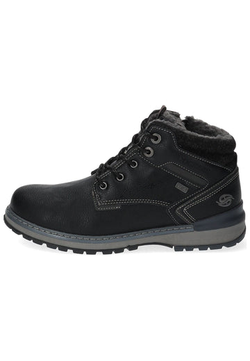 Dockers Stiefelette PU Schwarz/Grau Warmfutter - surf4shoes