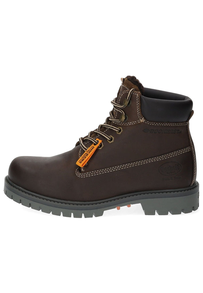 Dockers Stiefelette Leder Schoko Warmfutter - surf4shoes
