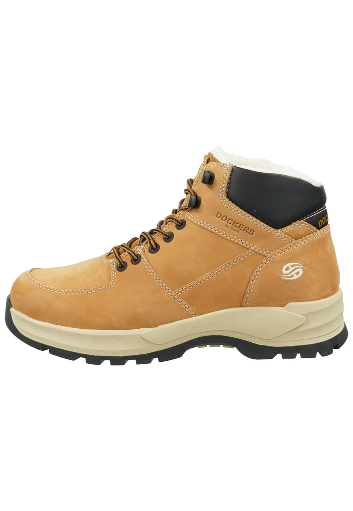 Dockers Stiefelette Leder Tan Warmfutter - surf4shoes
