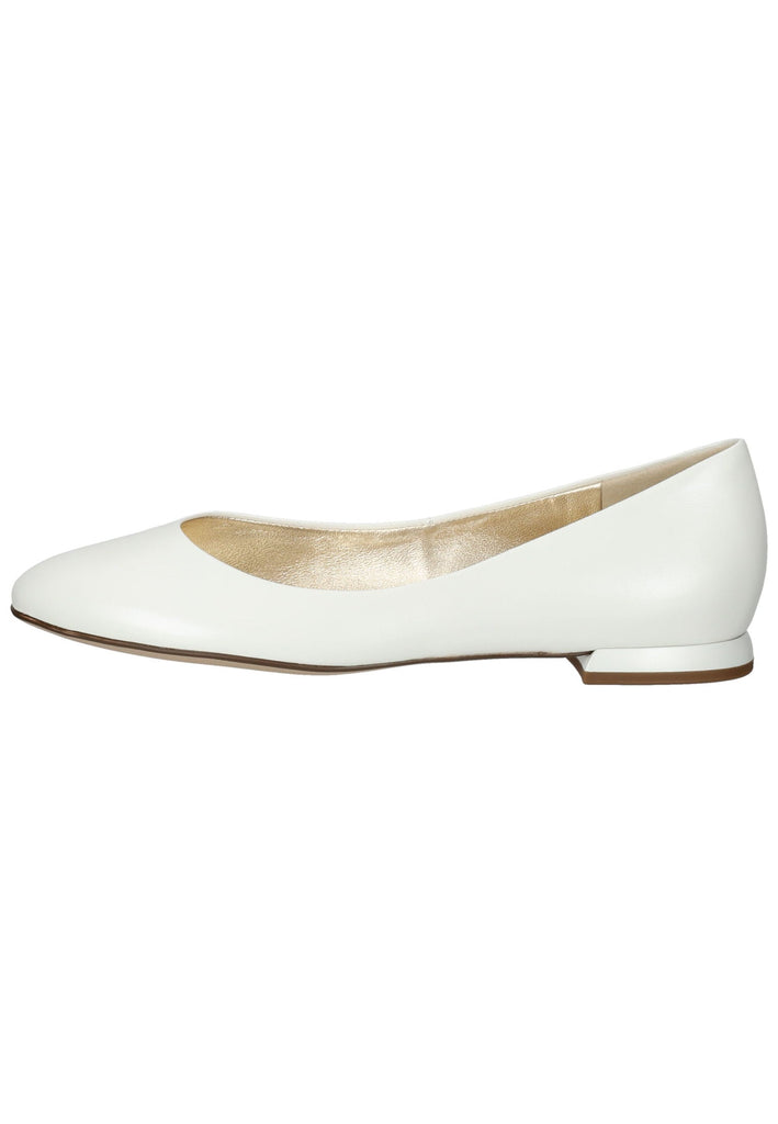 Högl Ballerinas Leder Weiß - surf4shoes