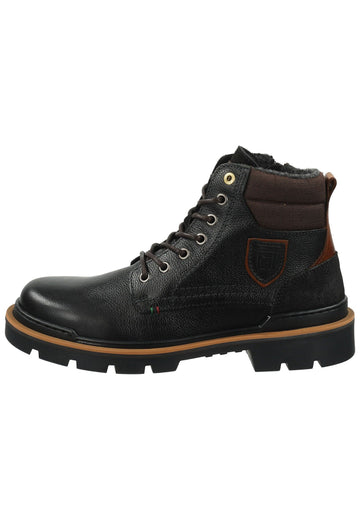 Pantofola d Oro Stiefelette Leder Schwarz Warmfutter - surf4shoes