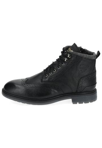 Pantofola d Oro Stiefelette Leder Schwarz - surf4shoes