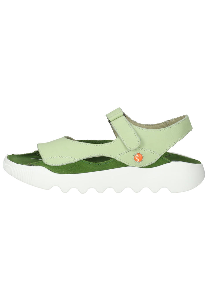 softinos Sandalen Leder Hellgrün - surf4shoes