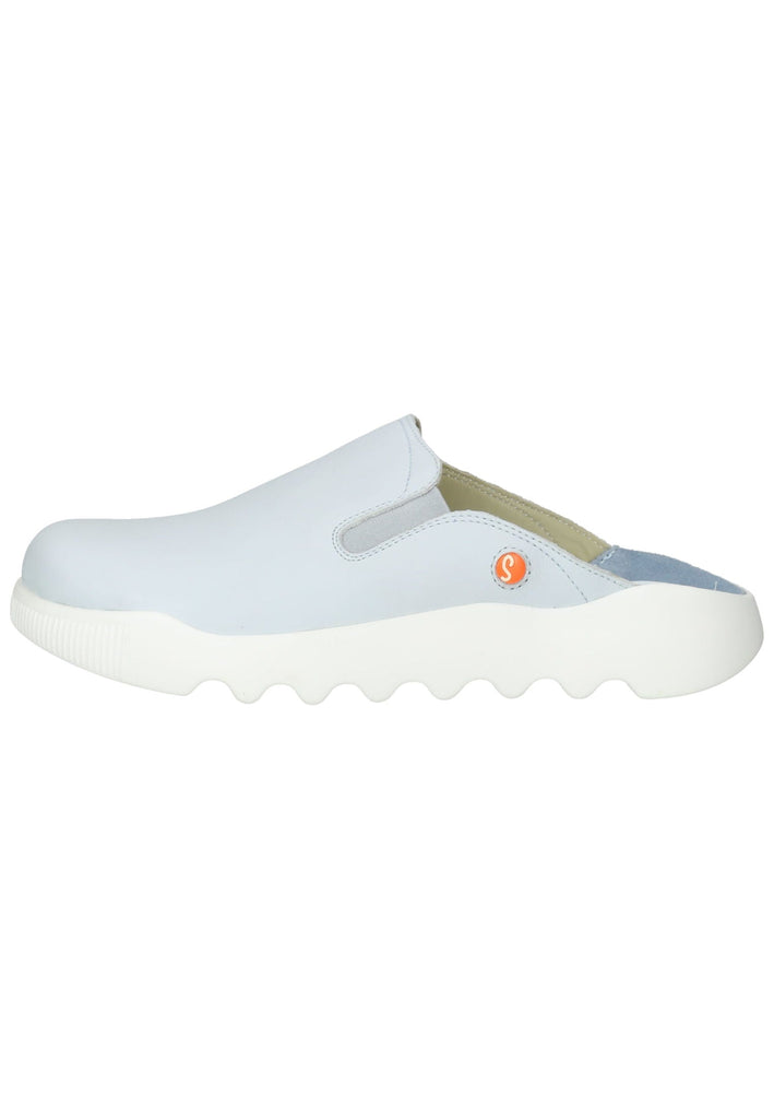 softinos Pantoletten Leder Hellblau - surf4shoes