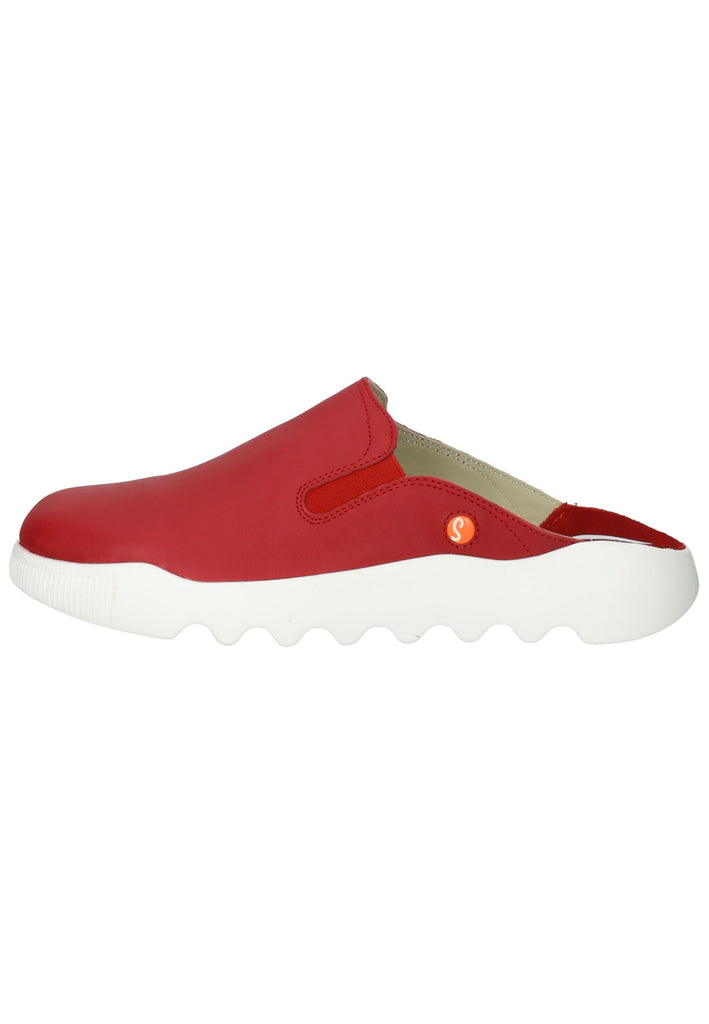 softinos Pantoletten Leder Rot - surf4shoes