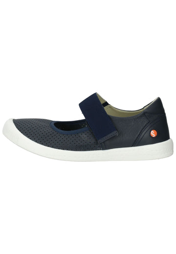 softinos Ballerinas Leder Navy - surf4shoes