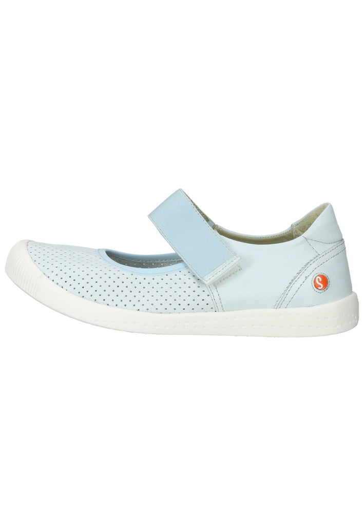 softinos Ballerinas Leder Hellblau - surf4shoes