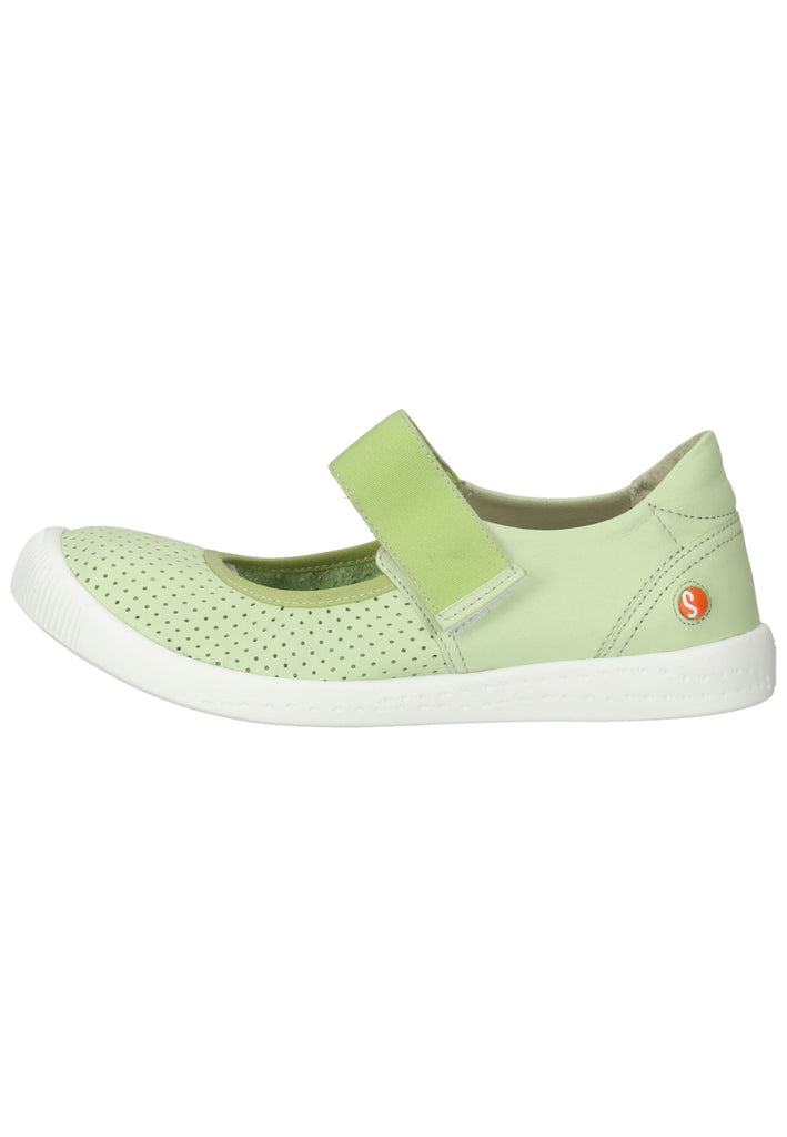 softinos Ballerinas Leder Hellgrün - surf4shoes