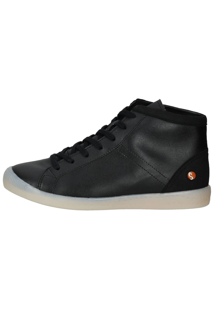 softinos Stiefelette Lederimitat Schwarz/Schwarz - surf4shoes