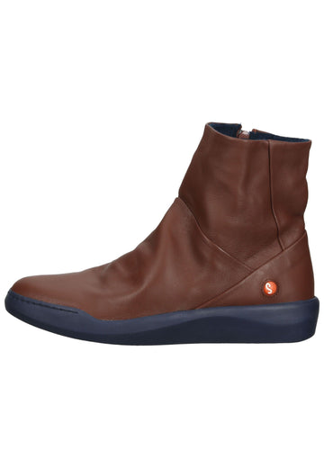 softinos Stiefelette Leder Cognac Warmfutter - surf4shoes