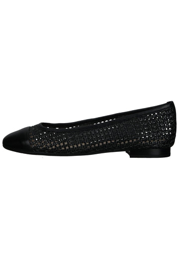 Peter Kaiser Ballerinas Leder Schwarz - surf4shoes